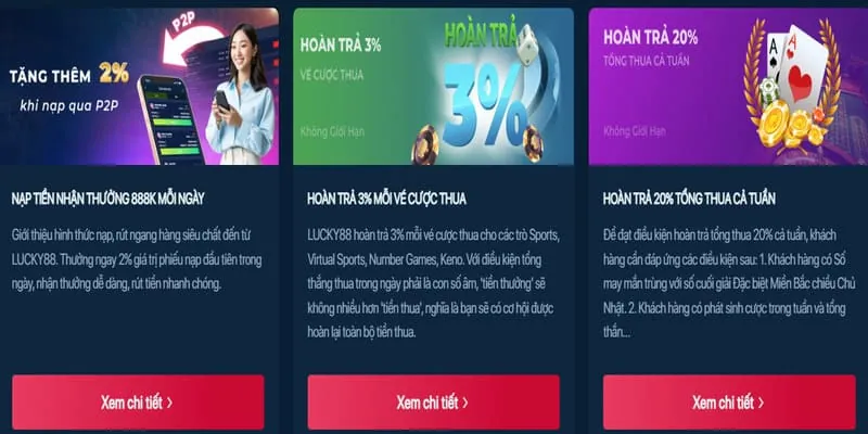 Hoàn trả thể thao và casino pkvip88